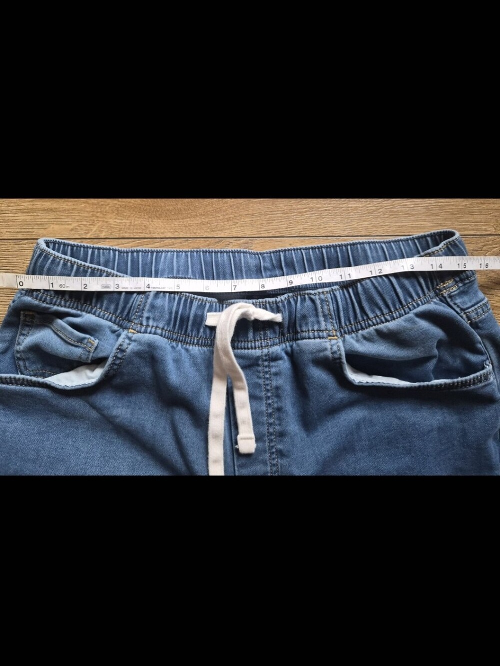 [LIKE NEW] GAP Womens Petite Medium Mid Rise Knit Easy Baggy Jeans Medium Indigo - Picture 10 of 11